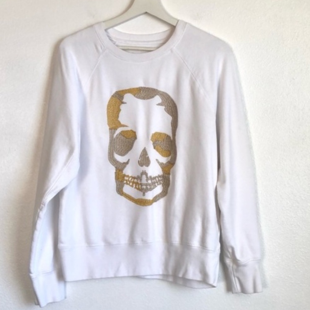Zadig & Voltaire White / Gold
Upper Skull Glitter Crewneck